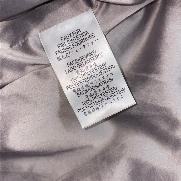 BCBGeneration Winter Gray Faux Fur Long Coat / Parka w/ Hood - Picture 6 of 6